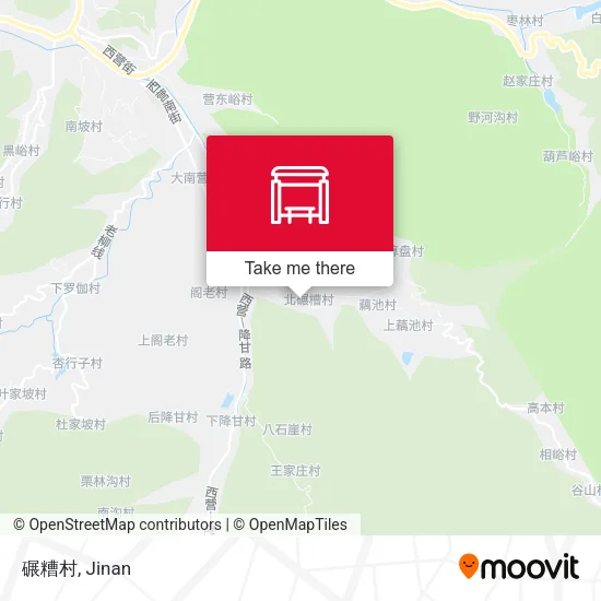 碾糟村 map