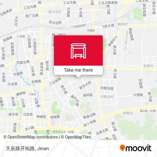 天辰路开拓路 map