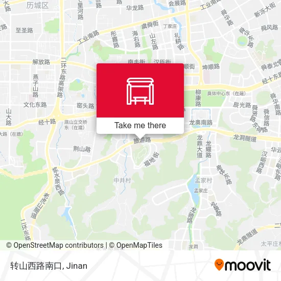 转山西路南口 map