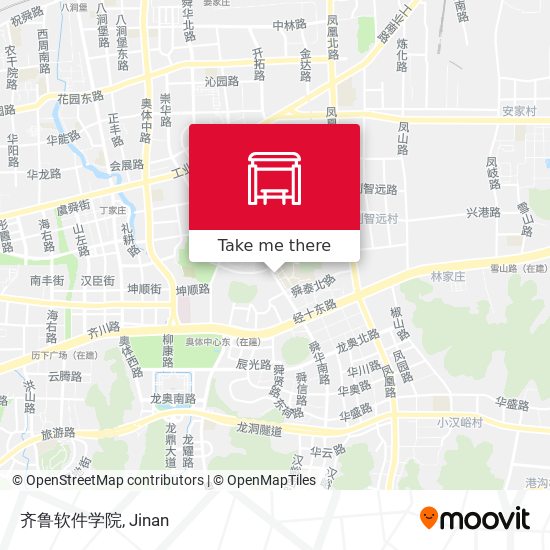 齐鲁软件学院 map