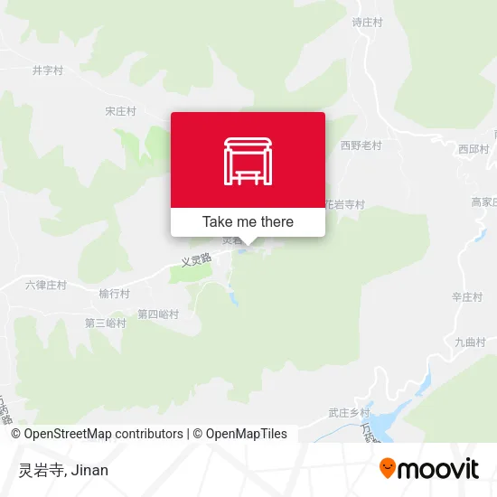 灵岩寺 map