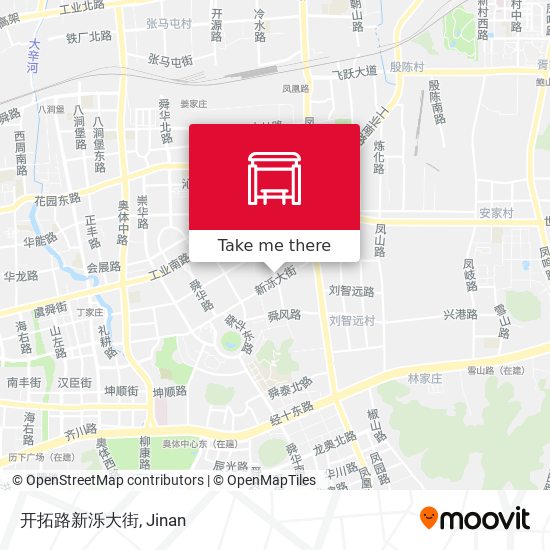 开拓路新泺大街 map