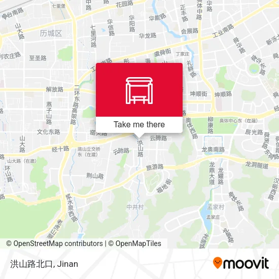 洪山路北口 map