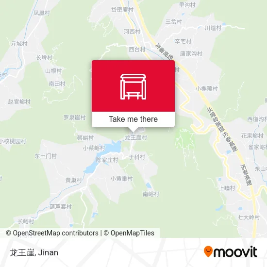 龙王崖 map