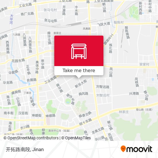 开拓路南段 map