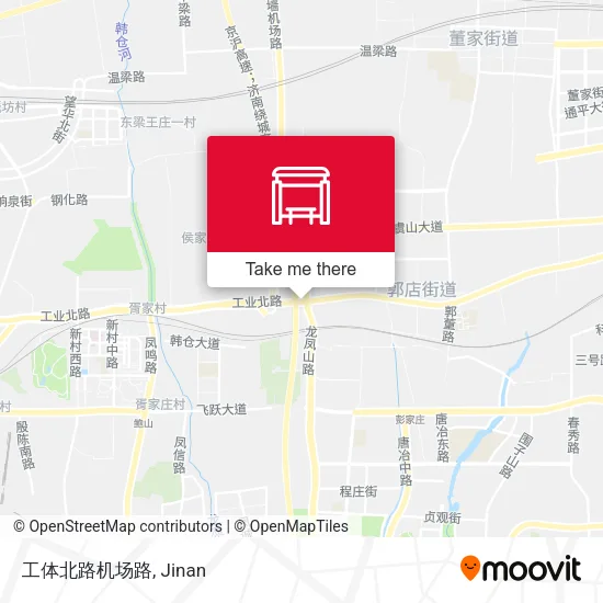 工体北路机场路 map
