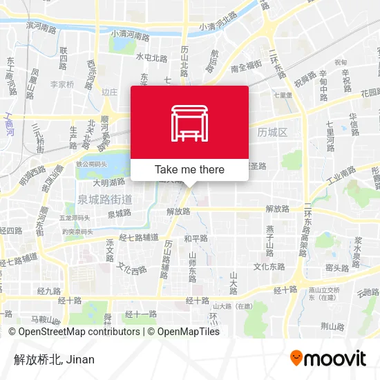 解放桥北 map