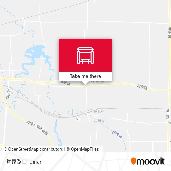 党家路口 map