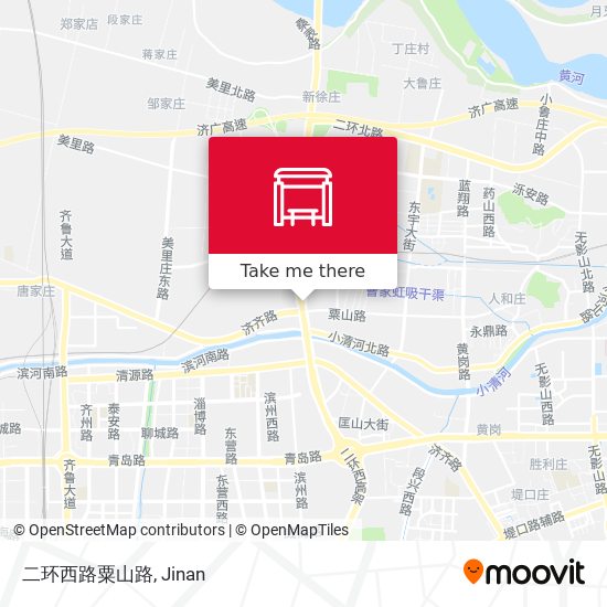 二环西路粟山路 map