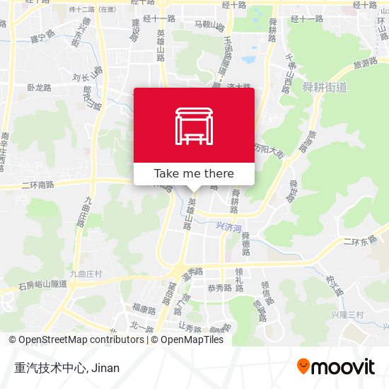 重汽技术中心 map
