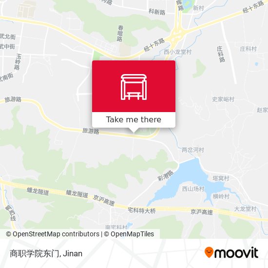 商职学院东门 map
