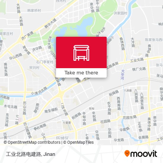 工业北路电建路 map