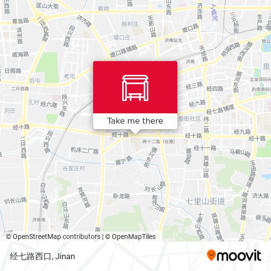 经七路西口 map