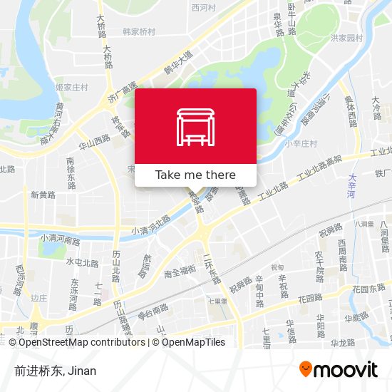 前进桥东 map