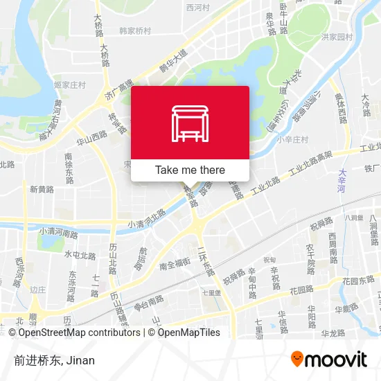 前进桥东 map