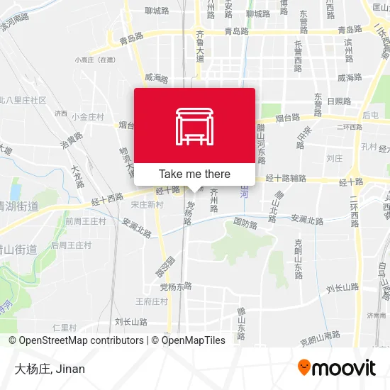 大杨庄 map