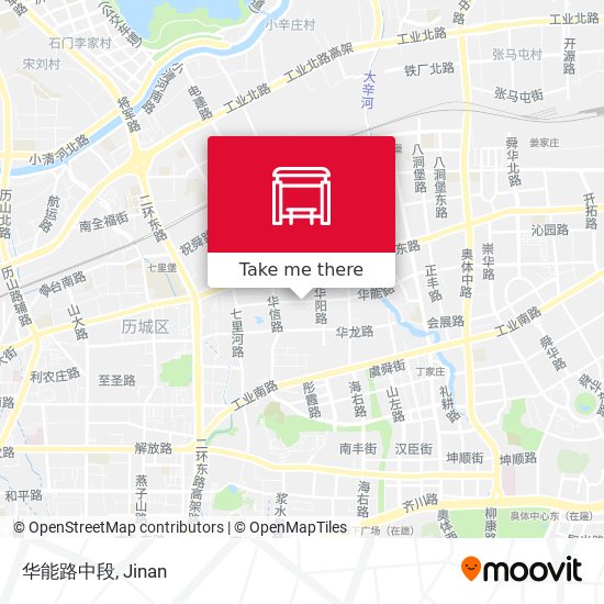 华能路中段 map