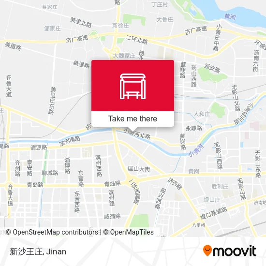 新沙王庄 map
