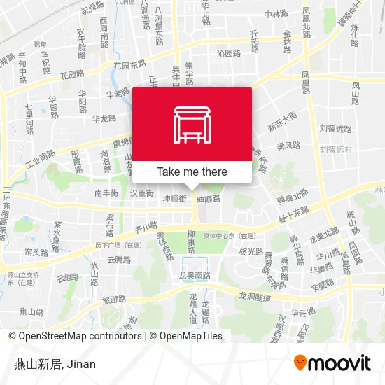 燕山新居 map