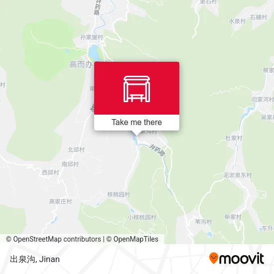 出泉沟 map