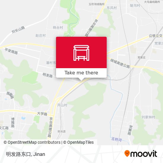 明发路东口 map