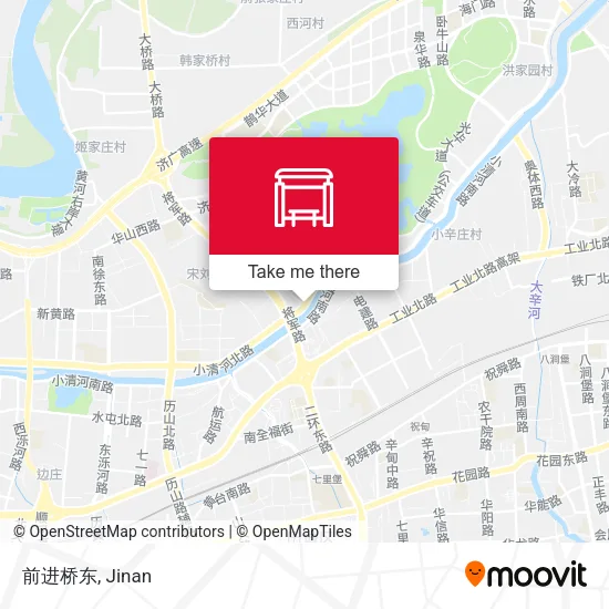 前进桥东 map