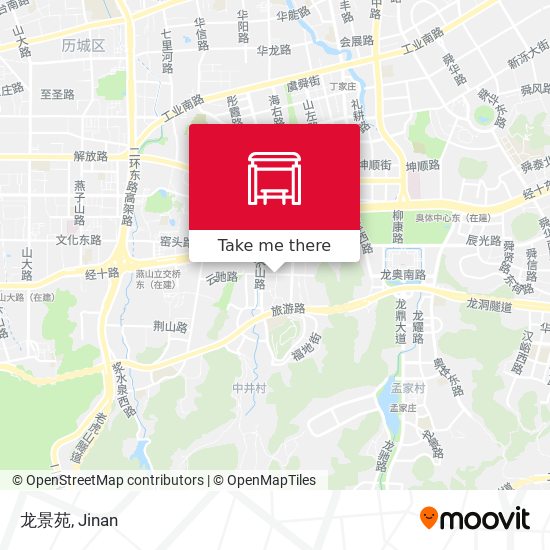 龙景苑 map