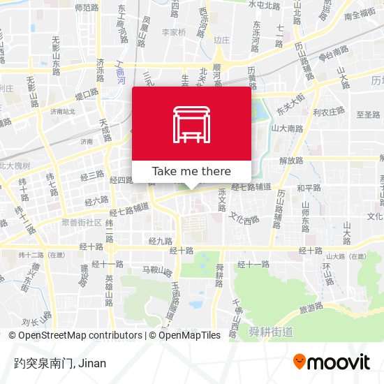 趵突泉南门 map