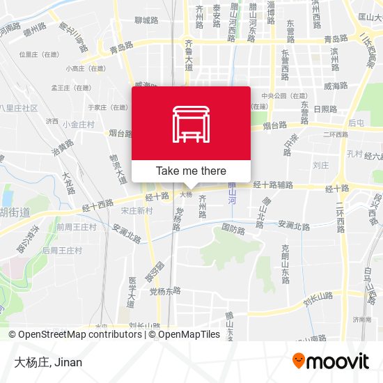 大杨庄 map