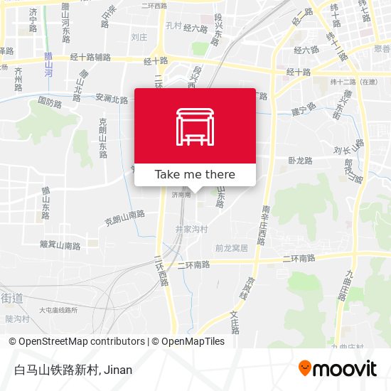 白马山铁路新村 map