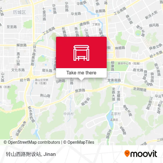 转山西路附设站 map