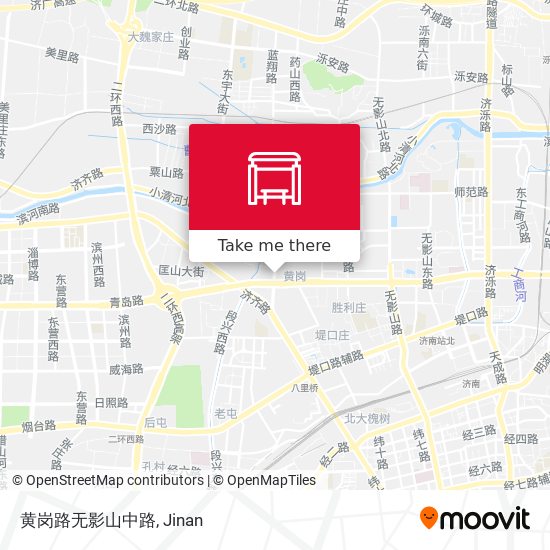 黄岗路无影山中路 map
