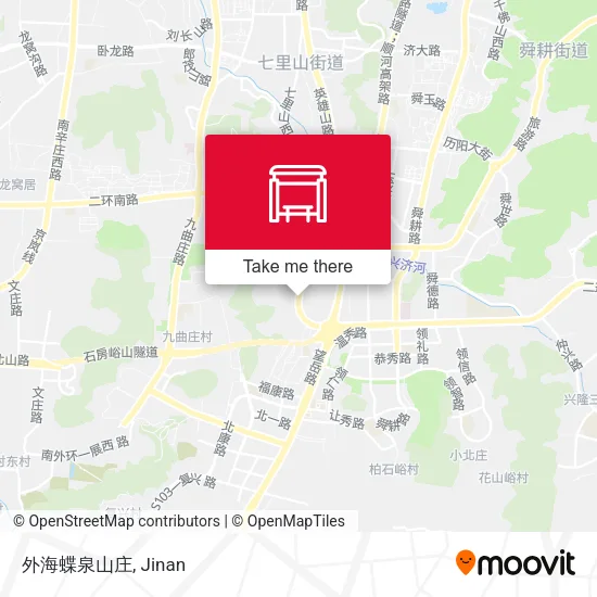 外海蝶泉山庄 map