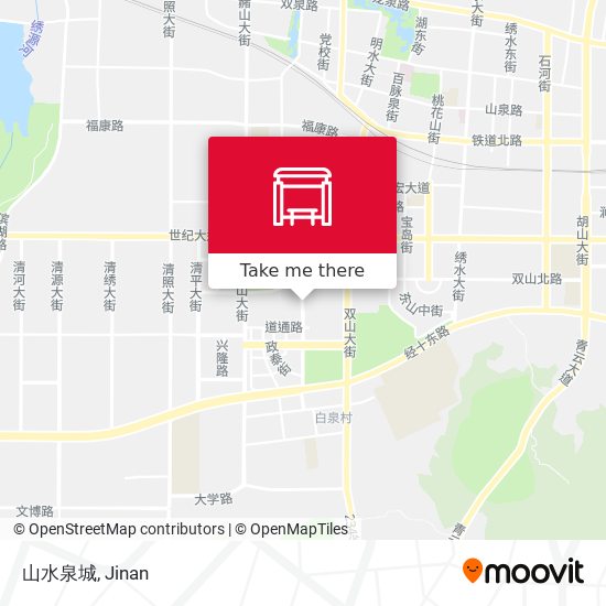 山水泉城 map