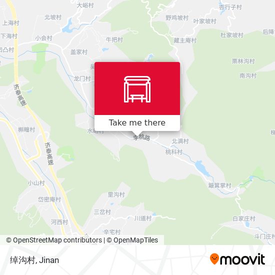 绰沟村 map
