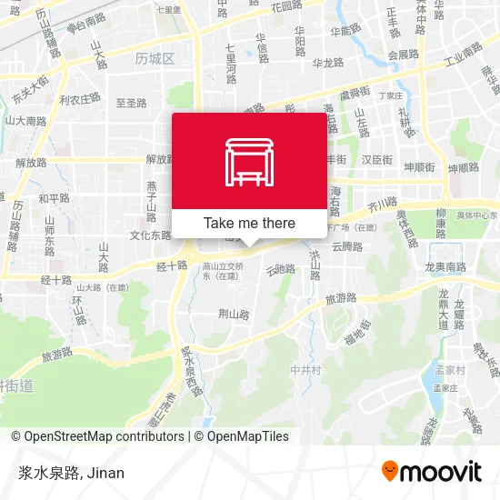 浆水泉路 map
