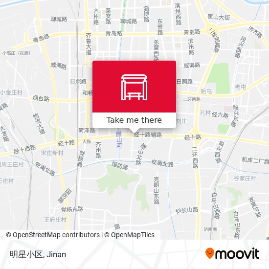 明星小区 map