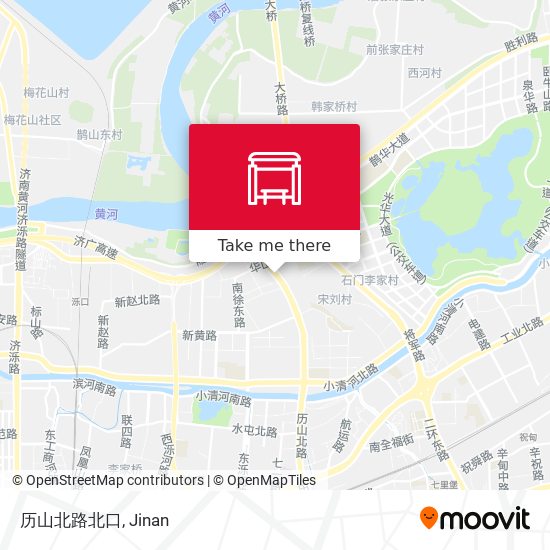 历山北路北口 map