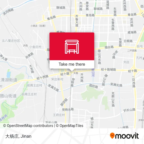 大杨庄 map