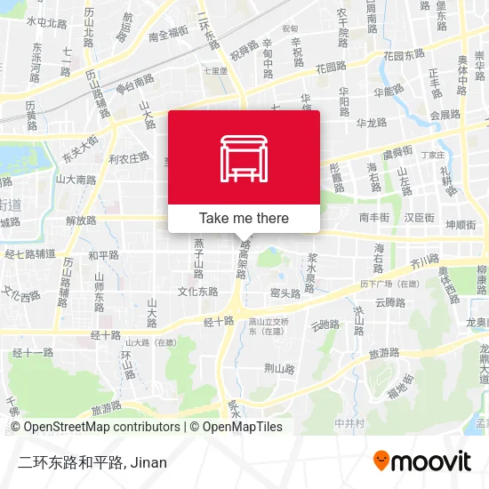 二环东路和平路 map