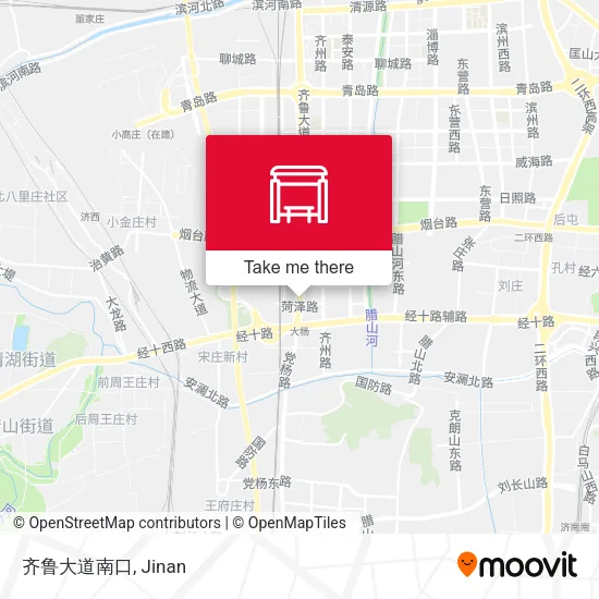 齐鲁大道南口 map