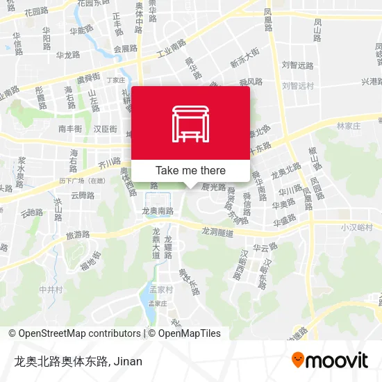 龙奥北路奥体东路 map