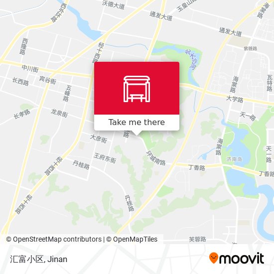 汇富小区 map