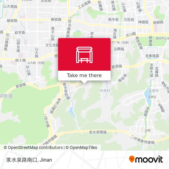 浆水泉路南口 map