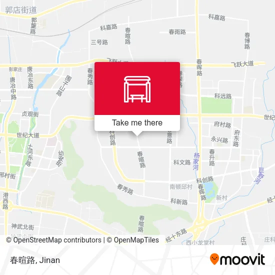 春暄路 map