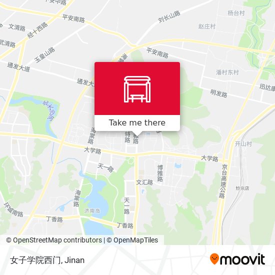 女子学院西门 map