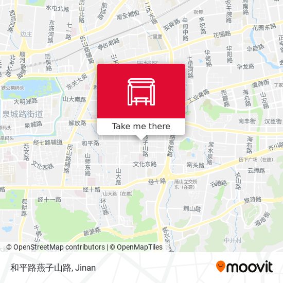 和平路燕子山路 map