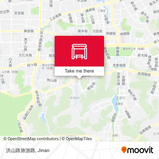 洪山路旅游路 map