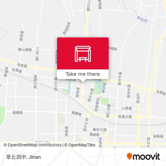章丘四中 map