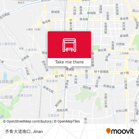 齐鲁大道南口 map